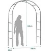 Sodo pavėsinės arka 240 cm Plonos PL-990