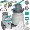 „Bestway 58497“ baseino smėlio pompa + filtro kamuoliukai, 6056 l/val.