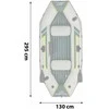 Pripučiama valtis Bestway Rangerelite X3 Raft Set, 295 x 130 x 46 cm, 3 asmenims