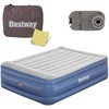 Pripučiamas čiužinys 203x152x56 cm su įmontuotu elektriniu siurbliu Bestway 67614