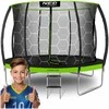 14 pėdų / 435 cm profiliuotas sodo batutas su vidiniu tinklu „Neo-Sport“
