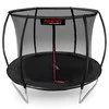 8 pėdų / 252 cm profiliuotas sodo batutas su vidiniu tinklu „Neo-Sport“