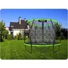 8 pėdų / 252 cm profiliuotas sodo batutas su vidiniu tinklu „Neo-Sport“