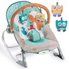Ricokids šokinėjantis batutas su vibracija - baltas ir mėlynas