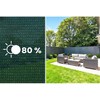 Plonos Tinklelis nuo šešėlių 1,2 x 25 m, 110 g/m² + 50 spaustukų, žalias