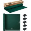 Plonos Tinklelis nuo šešėlių 1,2 x 25 m, 140 g/m² + 50 spaustukų, žalias