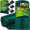 Plonos Tinklelis nuo šešėlių 1,2 x 50 m, 110 g/m² + 50 spaustukų, žalias