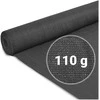 Tinklelis nuo šešėlių 1,5 x 25 m, 110 g/m² + 50 spaustukų, pilkas