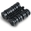 Plonos Tinklelis nuo šešėlių 1,5 x 50 m, 110 g/m² + 50 spaustukų, pilkas