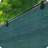 Plonos Tinklelis nuo šešėlių 1,5 x 50 m, 140 g/m² + 50 spaustukų, žalias