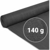 Plonos Tinklelis nuo šešėlių 1,5 x 50 m, 140 g/m² + 50 spaustukų, pilkas