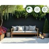 Plonos Tinklelis nuo šešėlių 1,5 x 50 m, 140 g/m² + 50 spaustukų, pilkas