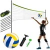 Tinklinio ir badmintono tinklas ir rėmas 570 cm