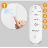 Infraraudonųjų spindulių šildytuvas, 800 W, Berdsen BD-987, nuotolinio valdymo pultas su WiFi programėle