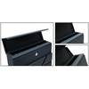 Humberg Global Pašto dėžutė 37x37x10cm antracito spalvos 4991