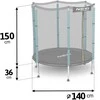 Vaikiškas sodo batutas 140 cm 4,5 pėdų Neo-Sport
