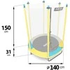 Vaikiškas batutas „Neo-Sport“ 140 cm