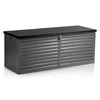 Plonos Sodo dėžė 143 x 57 x 53,5 cm 390 litrų juodos ir pilkos spalvos