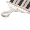 Sofotel „Bahama“ dvigulė sodo hamako sofa, balta ir mėlyna