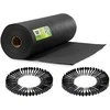 Sodo agrotekstilė 1,6 m x 100 m + 100 Plonos kaiščių