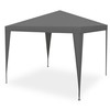 Sodo paviljonas su 4 sienomis, 3 x 3 m, pilkas, Plonos