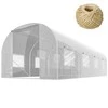 Šiltnamis 2x4,5m (9m2) baltas Plonos