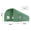 Šiltnamis 2x4,5xH2m (9m2) Plonos