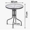 Apvalus sodo stalas 60 x 71 cm Sofotel SO-981