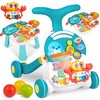 Ricokids Vaikiškas edukacinis staliukas 3in1 RK-810 baltai mėlynas