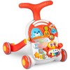 Ricokids Vaikiškas edukacinis staliukas 2in1 RK-810 baltai raudonas