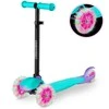 „Ricokids Loco“ triratis paspirtukas – turkio spalvos rožinis