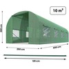 Šiltnamis 2,5 x 4 m (10 m2) Plonos