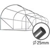 Šiltnamis 2,5 x 4 m (10 m2) rožinis Plonos