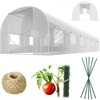 Tunel sodo 3 x 6 m (18m2) balta Plonos