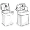 LG Berdsen Icemax 29 litrų ECO režimo šaldytuvas - tamsiai pilkas