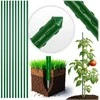 Augalų kuolai 120 cm Plonos PL-940 žali 10 vnt.