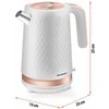 Intex Elektrinis virdulys 1,7 l Berdsen BD-705 baltas ir varinis
