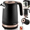 Berdsen BD-705 elektrinis virdulys 1,7 l, juodas ir varinis