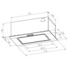 Berdsen Po spintele montuojamas gartraukis 52 cm, juodas BE-52A