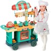 Ricokids 773000 vaikiška virtuvė ant ratukų