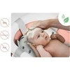 Sulankstoma vonelė vaikams, kūdikiams su įdėklu Ricokids RK-286 balta ir rožinė