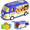 Edukacinis žaislas RK-741 Ricokids autobusas mėlynas