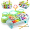 Muzikiniai žaisliniai cimbolai, ksilofonas ir būgnai RK-751 Ricokids