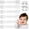 „Ricokids“ 798200 spintelės atidarymo apsaugos, 6 vnt., baltos