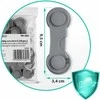 „Ricokids“ 798301 spintelės atidarymo apsaugos, 10 vnt., pilkos spalvos