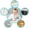 „Ricokids“ 798300 spintelės atidarymo apsaugos, 10 vnt., baltos