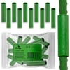 Stulpinės jungtys 11mm Plonos PL-941 žalios 10 vnt.