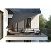 Trikampė pavėsinė 7m2 Plonos PL-886 pilka