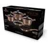 11 DALIES PUODŲ RINKINYS. BERLINGER HAUS METALLIC LINE ROSEGOLD BH-6191