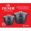 Zilner Akmens masės 4 dalių puodų rinkinys ZL-7011